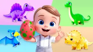 Dinosaur Songs | Five Little Dinos | Migo Nursery Rhymes & Kids Songs