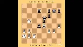 Eugenio Torre vs Leonardo Valdes || Queen's Pawn Game || 2nd Open, 2006 #chess #chessgame #shorts