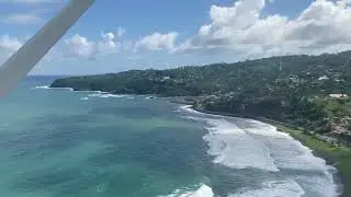 [4K] TakeOFF Dominica Douglas Charles AIRVAN N841MB