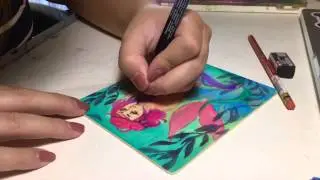 Mermaid Painting Process