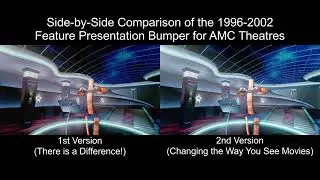 AMC Theatres Feature Presentation Bumper (1996-2002) [Side-by-Side Comparison]