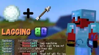 Destroying BlockDrop SMP by Lag Machine 🤯 | 10000 Arrows and 10000 Snowballs | seven_yt