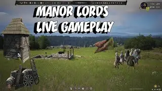 NEW START IN MOST REALISTIC simulator MEDIEVAL MANOR LORDS! lets play