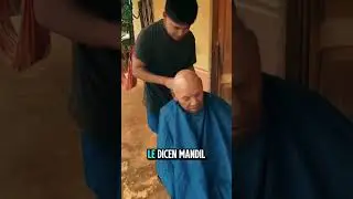 Le corté el cabello y la barba a mi tío y                        este fue el resultado 💈✂️✂️