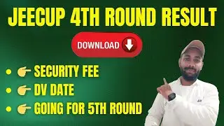 UP Polytechnic 4th Round Result 2024 | Jeecup 4th Round Result | UP Polytechnic 4th Round Result