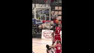 Omar Payne swats it away!