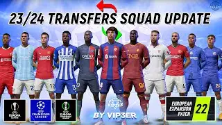 EEP 23/24 Squad Update V7 For FIFA 22 (EA FC 24 Ratings, New Transfers, UEFA Groups)