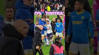PEDRO PORRO ISN'T HAPPY WITH THE WOLVES PLAYERS AT THE END OF THE GAME: Tottenham 1-1 Wolves
