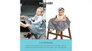 J.L. Childress Shopping Cart & High Chair Cover Review: Protect Your Baby on the Go.