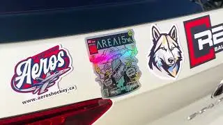 Uv resistant custom business logo waterproof car bumper magnetic stickers car magnet fridge magnet