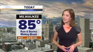Warm, humid air Sunday