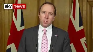 Coronavirus: Health Secretary Matt Hancock holds Downing Street news briefing