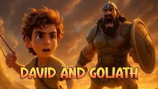David and Goliath 🛡️ | Animated Bible Song for Kids | Christian Story of Courage & Faith