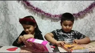 Noha and Alamin unboxing Barbie and fire truck