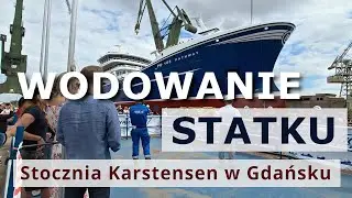 Wodowanie statku rybackiego 25.07.2025 Gdańsk
