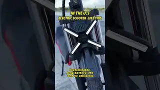E-scooter: Light glide, city fun!#electrical #escooter #youtubeshorts