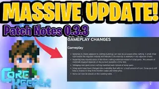 Ancient Pickaxe BUFFED, Dodge Chance NERFED (Patch Notes 0.3.3) | Core Keeper