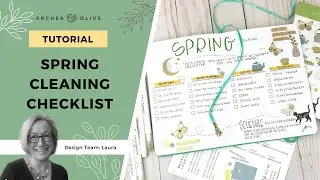Bullet Journal Spring Cleaning Checklist Tutorial | Bullet Journal Organization