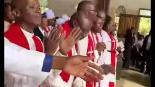 Rev Winter Singing during Ordination Ceremony at UCZ St Peters in Kabwe on 30/06/24