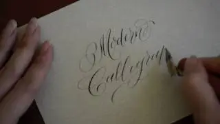 Calligraphy In Action | Modern Calligraphy Demo