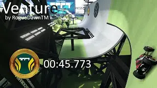 Trackmania - Track of the day 2021/07/10 - VENTURE by RogueDawnTM - AT (00:45.773)