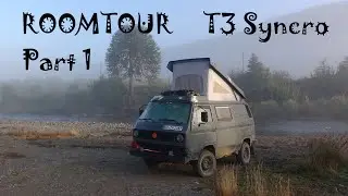 Roomtour VW T3 Syncro Offroadcamper als Familienreisefahrzeug - syncro4four