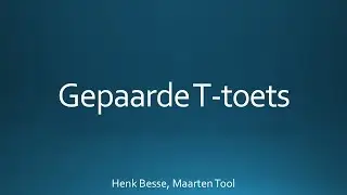 Gepaarde T-Toets
