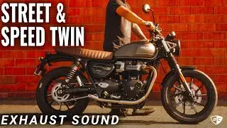 Exhasut Sound for Triumph Street & Speed Twin 900 Slash Cut Tips | British Customs
