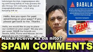 NA EXPERIENCE MO BA? Spam at Scam Comments sa Profile o Page sa Facebook, Tiktok, Instagram, Twitter
