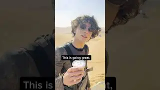 Dune Part Two - A Day in the life with Timothee Chalamet #movie