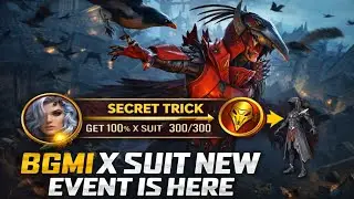 😍BGMI X SUIT NEW EVENT IS HERE | GET 100% CONFIRM X SUIT TRICK | BLOOD RAVEN X SUIT NEW EVENT
