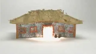 3ds max House Explosion