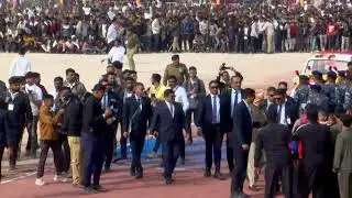 77th Republic Day: National flag unfurling at Malupur in Vav-Tharad district