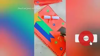 How to make a report card envelope ||Graduation day craft ||Diy craft for graduation 🎓
