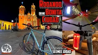 Probamos la Nueva luz trasera Magicshine SEEMEE 100AD con Radar Rodando en La Ciudad de León Gto