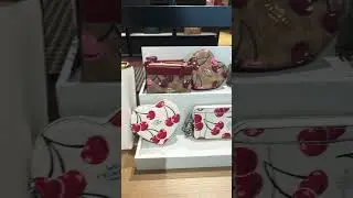 Coach# New Collection# 2025 With Cherry Print# 🍒🍒🍒