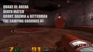 Quake III: Arena - Death Match - Grunt, Daemia & Bitterman - The Camping Grounds 07
