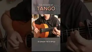 Tango for classical guitar - #ElShorts  #ElNegroAlegre  #acousticguitar #fingerstyle
