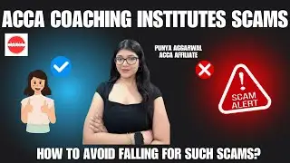 Beware of ACCA Coaching institutes Scam!!