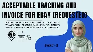Create an eBay invoice & eBay tracking | eBay Dropshipping Pakistan