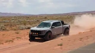 SVCOFFROAD Raptor R Daily Driven 4 Link Kit Playing On Side Of The Road