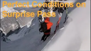 Skiing Surprise Pass - Lake Louise, Alberta