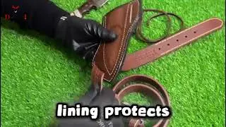 Premium Leather Knife Sheath | Handcrafted Italian Cowhide Cross-Draw Holster | Hunting Gear