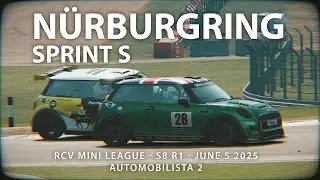 Nürburgring Sprint S - Mini Challenge - Simracing AMS2 - Mini Cooper RCV League S8 2025