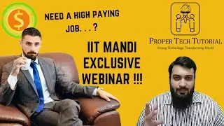 Advance Your Career with IIT Mandi CS Courses Webinar | Arslan | @ProperTechTutorial