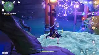 Genshin Impact | Find the Barrier & Destroy the Barrier Solution