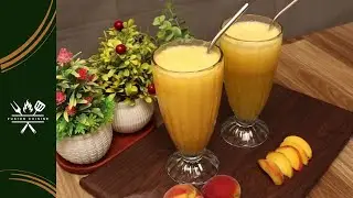 Peach Juice |Fusion Cuisine| Summer's Special Drink| Peach Juice by @itsfusioncuisine​