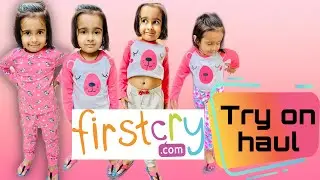 First cry try on haul by a 3yr old kid| #firstcry #firstcryhaul