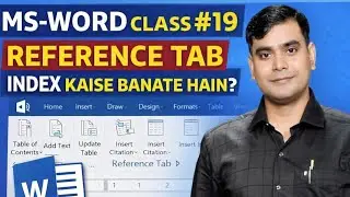 MS WORD REFERENCE TAB CLASS - 19