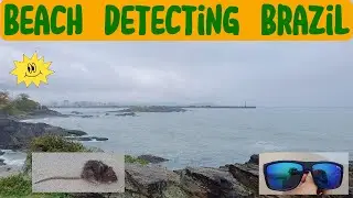 Beach Metal Detecting,  Cabeçudas Beach Itajaí Santa Catarina Brazil 🇧🇷. 